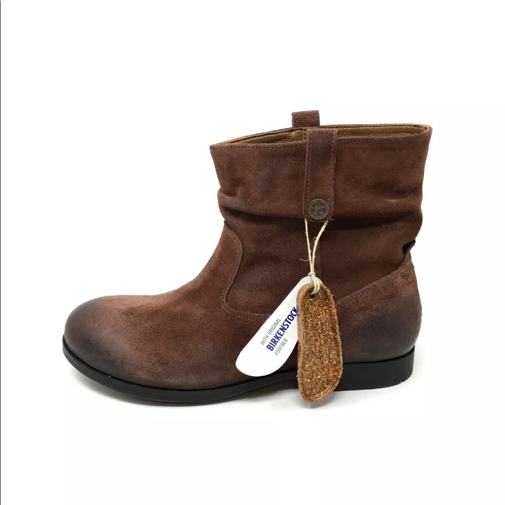 NEW Birkenstock Sarnia pull on suede slouch boot